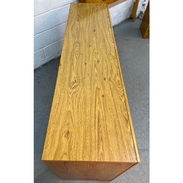 Mid-Century Modern Mid 20th Century Faux Bamboo Credenza by Lea For Sale - Image 3 of 7