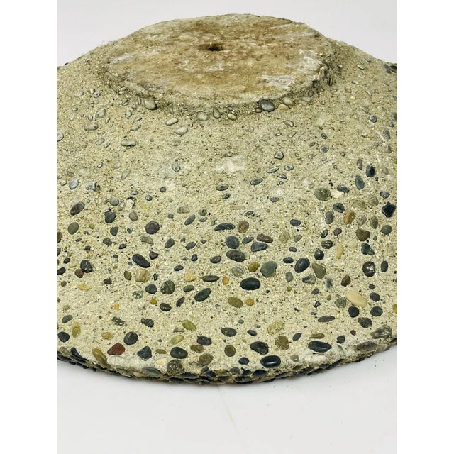 Vintage Pebble Stone & Concrete Planters, a Pair For Sale - Image 11 of 13