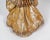 Antique Wax-Over Papier-Mâché Bonnet Doll Figure With Ceramic Face, 11” For Sale - Image 9 of 12