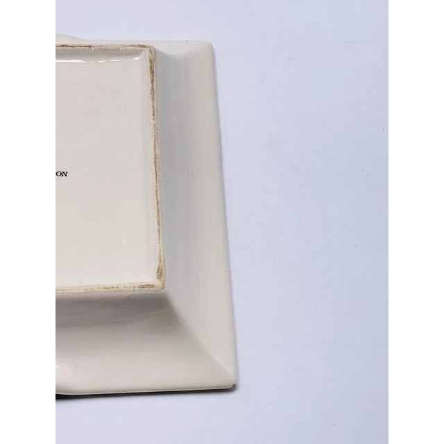 White Porcelain Ashtray, France, 1980s For Sale - Image 6 of 10