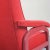 Red Red Fabric and Wood Reclining Lounge Chair, 1970s For Sale - Image 8 of 11