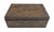 Antique Brass Studded Leather Table Box.