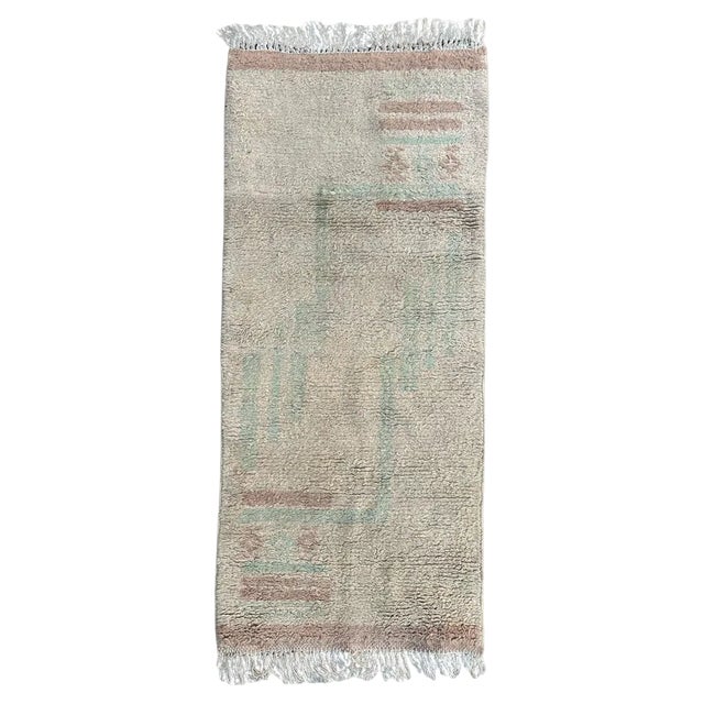 Mid-Century Moroccan Art Deco Rug, 1930s For Sale