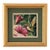 Vintage Framed Hummingbird Needlepoint Art | Botanical Bird Textile Wall Decor For Sale