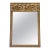 Antique Wall Mirror, Gold Leaf and Wood, Late 19th Century Design For Sale