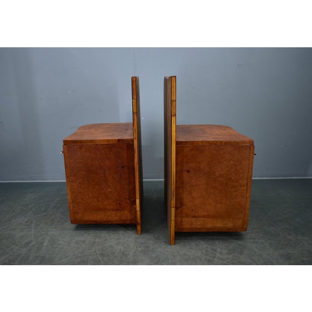Art Deco Bedside Tables, Former Czechoslovakia, 1930s, Set of 2 For Sale - Image 10 of 18