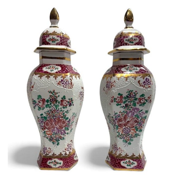 Edme Samson (1810-1891) was a renowned French porcelain manufacturer known for his ability to replicate and adapt...