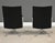 Chrome and Black Leather Lounge Chairs by Davis Furniture - A Pair For Sale - Image 11 of 11