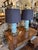 Chinese Porcelain Lamps With Brass Bases and Custom Shades -a Pair For Sale - Image 13 of 13