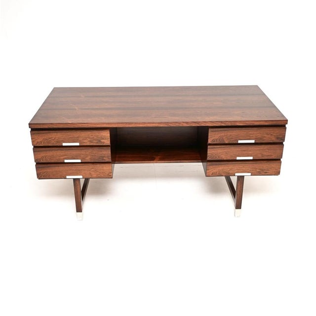 Vintage Danish Model EP401 Executive Desk from Ejgil Petersen Mobelfabrik, 1960s For Sale - Image 13 of 13