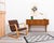 Sideboard/chest of drawers from the 1950s in walnut with four spacious drawers and original brass fittings. This piece...