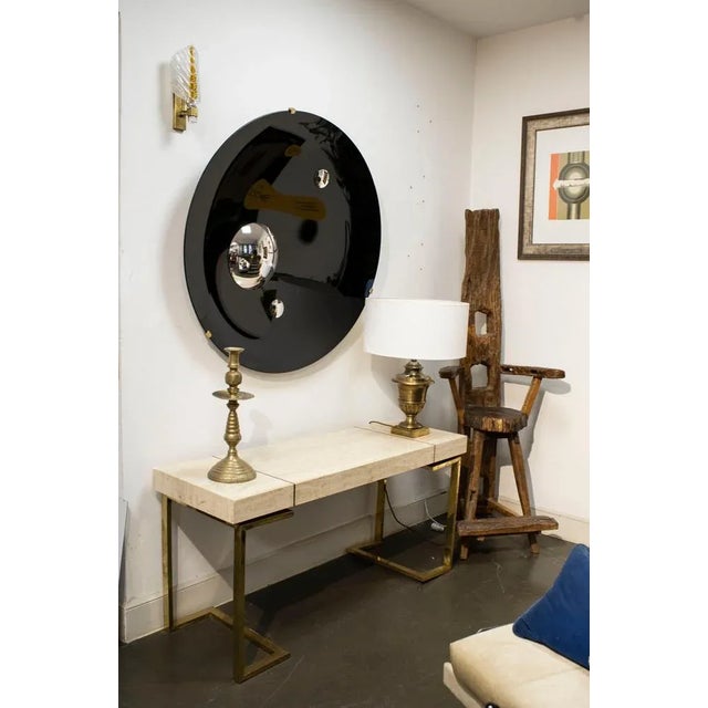 1960s Mid-Century Modern Hand-Crafted Brass Table Lamp, France, 1960s For Sale - Image 5 of 6