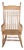Antique Early 20th Century Windsor Style Oak Colonial Rocking Chair Rocker For Sale