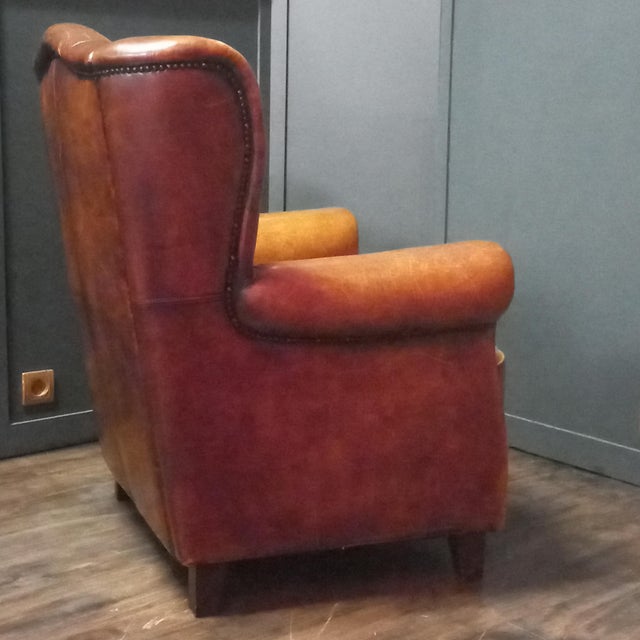 Vintage Sheepskin Lounge Chair, 1990s For Sale - Image 4 of 17