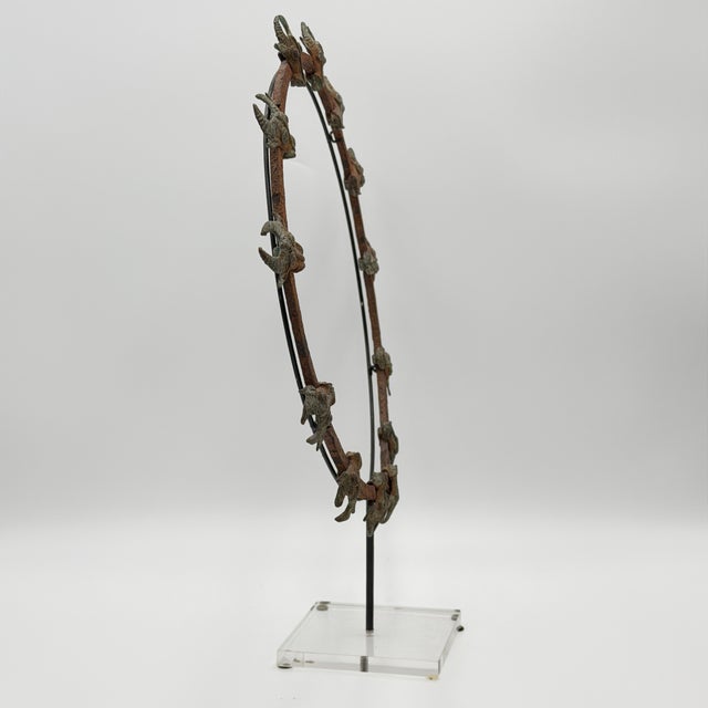 African Vintage Bamun Prestige Collar/Necklace From Cameroon For Sale - Image 3 of 7