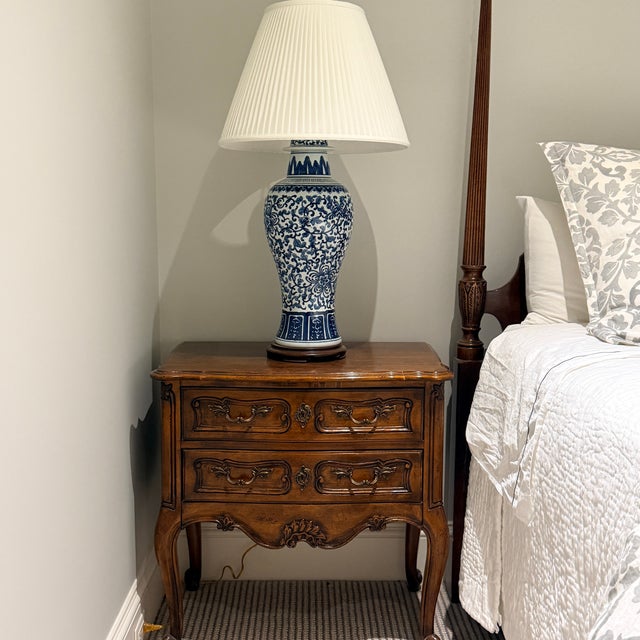 Brown Hickory Chair Louis XV French Provincial Commode; Two Available For Sale - Image 8 of 11