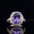 1990s Tanzanite Diamond Ring 14 Kt 5.30 TCW Certified, Size 5.25 For Sale - Image 10 of 11