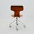 Mid-Century Model 3113 Swivel Desk Chair in Teak by Arne Jacobsen for Fritz Hansen, 1960s For Sale - Image 6 of 11