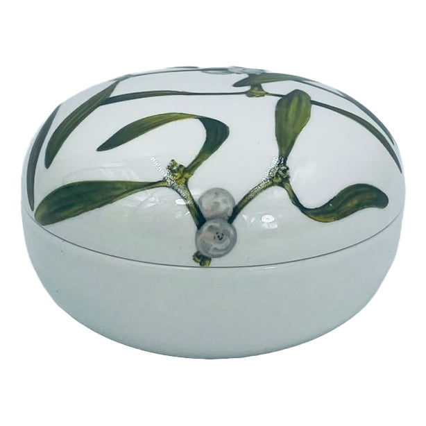 Winter Flowers Porcelain Box from Villeroy & Boch, 1956 For Sale