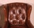 1990s Vintage Wingback Chesterfield Chairs in Brown Leather, 1990s, Set of 2 For Sale - Image 5 of 11