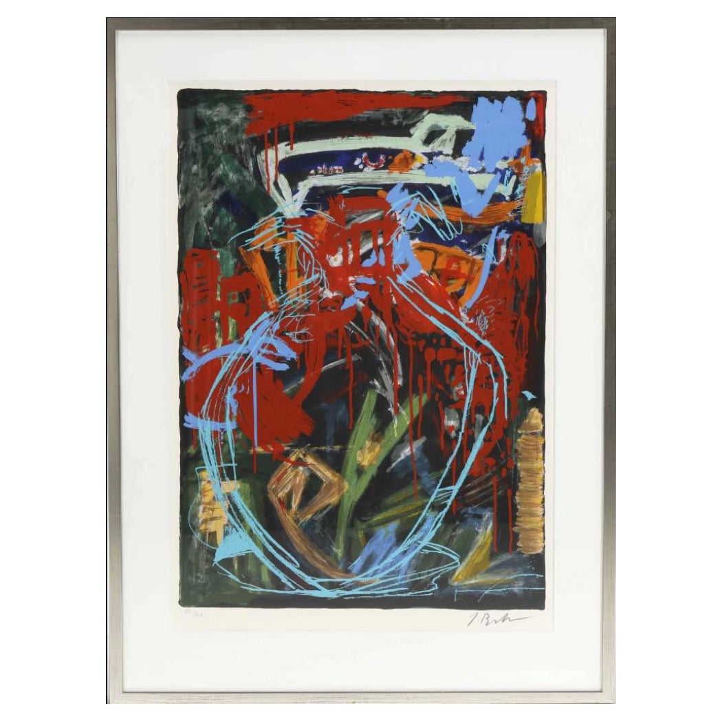 Jens Birkemose, Composition, 1940s, Lithography | Chairish