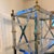 Metal Vintage Hollywood Regency Chrome, Brass & Glass Étagère For Sale - Image 7 of 8