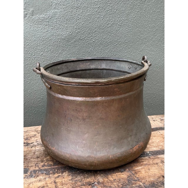 19th Century Vintage 19th Century Copper Cauldron For Sale - Image 5 of 12