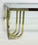 Bianci Firenze 1970s Italian Brass and Chrome Coffee Table With Glass Top For Sale In Miami - Image 6 of 6