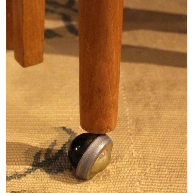 Brown Circa 1960-70 Mid Century Modern Danish Table With Three Nesting Tables For Sale - Image 8 of 8