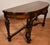 1920 Antique French Walnut & Crotch Mahogany Flip-Top Console / Serving Table For Sale - Image 15 of 18