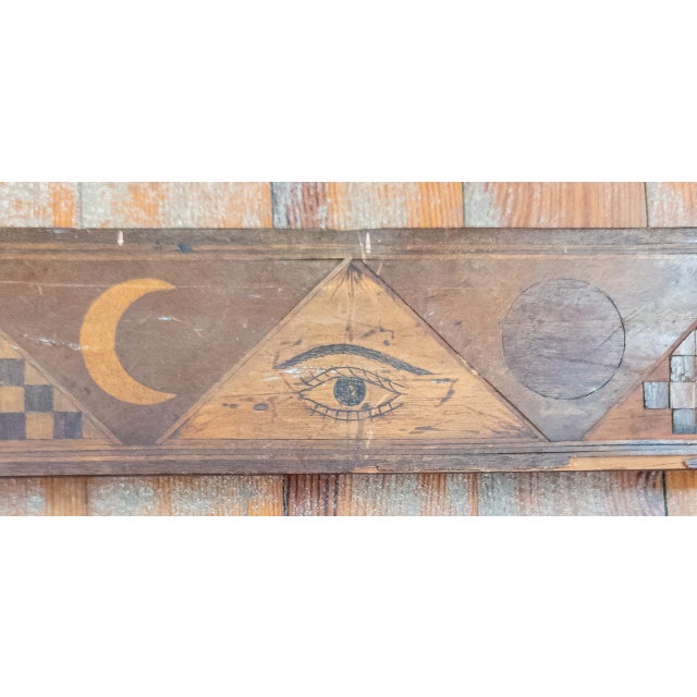 Early 20th Century American Folk Art Masonic Picture Frame For Sale In New York - Image 6 of 16