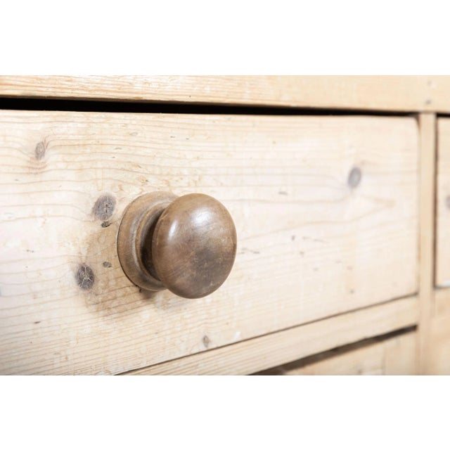 Large English Pine Glazed Panelled Dresser, 1860s For Sale - Image 9 of 15