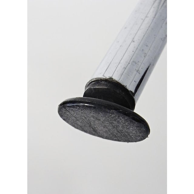 Wire Chairs in Chrome and White Steel Mesh, Set of 4 For Sale - Image 15 of 18