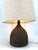 Large Ceramic Table Lamp or Floor Lamp with Original Fabric Shade from Krö, 1960s For Sale - Image 10 of 11