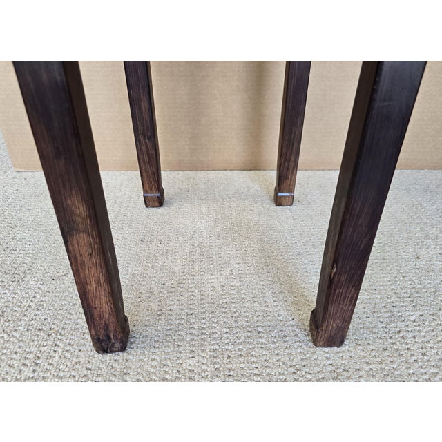 Antique Chinese Hardwood Rosewood Stand With Shelf For Sale - Image 4 of 14
