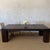 Beam Style Reclaimed 96” Pine Dining Table in Dark Walnut Finish For Sale - Image 11 of 11