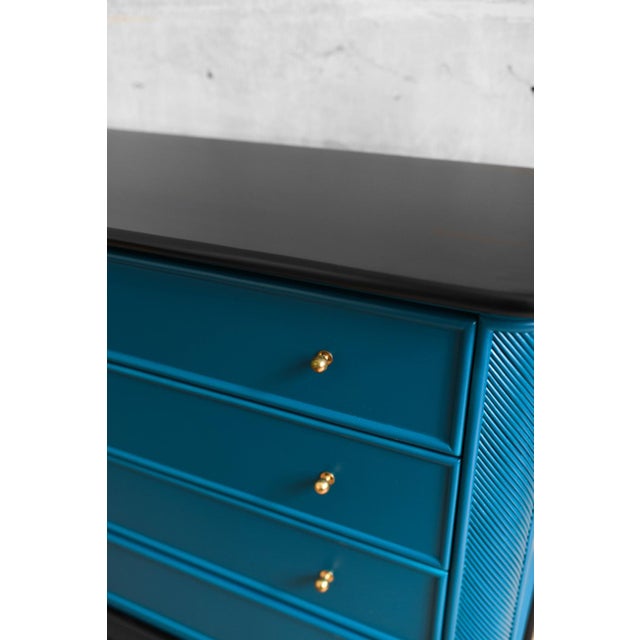 Wood Chest of Drawers Lacquered Series, 1980s For Sale - Image 7 of 11