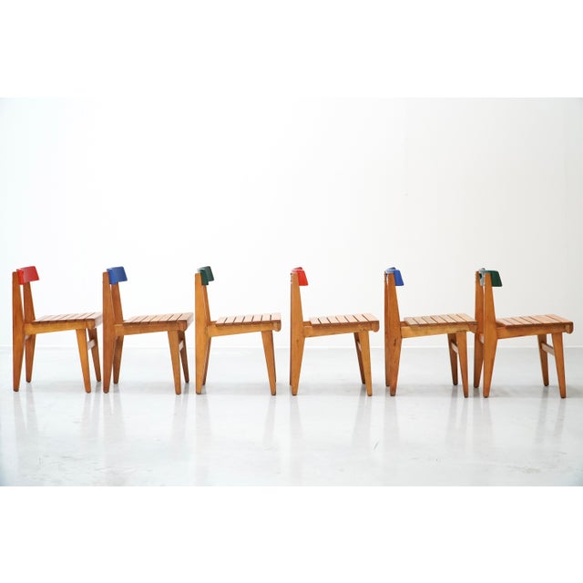 Brown Red Chair by Lucien Engels for Home Emile Vandervelde II, Belgium, 1954 For Sale - Image 8 of 14