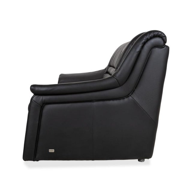 Sleepoly Two-Seater Sofa in Black Leather from Himolla For Sale - Image 13 of 14