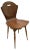 Curved Wood Dining Chairs by Carlo Ratti, 1950s, Set of 4 For Sale