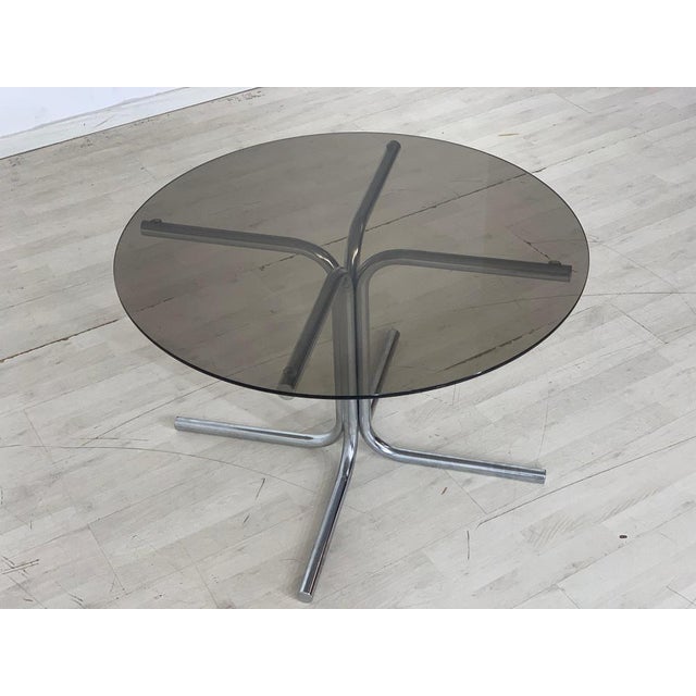 Mid-Century Coffee Table in Glass For Sale - Image 3 of 7