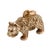 1980s Vintage 10k Yellow Gold Bear Charm Pendant For Sale - Image 5 of 7