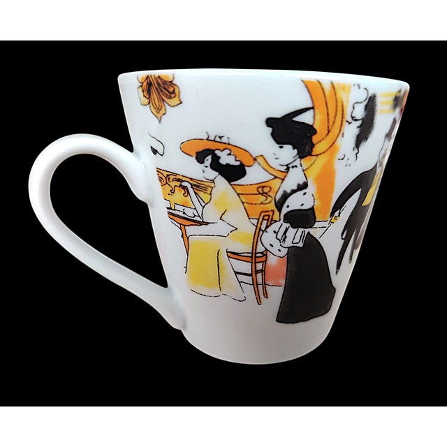 Coffee Service with Cups and Saucers from Maxim's Paris, 1980s, Set of 8 For Sale - Image 9 of 13