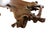 Solid rootwood coffee table with a free-form, organic silhouette. Exact wood species undocumented; the density, weight and...