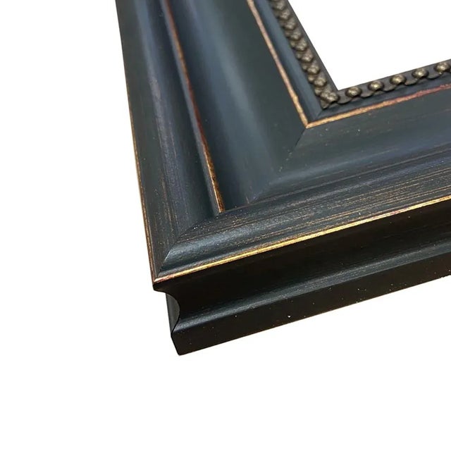 American "Three Rabbits" Contemporary Reproduction Print on Canvas, Framed to 11-3/4" x 13-3/4" For Sale - Image 3 of 5