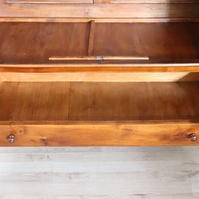 Wood Antique Wardrobe in Walnut, 1800s For Sale - Image 7 of 18