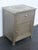 Embossed Metal Overlay End Tables Nightstands a Pair 6674 For Sale - Image 10 of 18