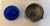 Silver Vintage Silverplate & Cobalt Glass Footed Salt Cellar / Decorative Vanity Bowl For Sale - Image 8 of 12