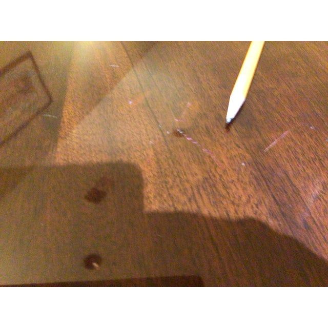 1990s Stickley Mahogany Ball and Claw End Table For Sale - Image 10 of 12