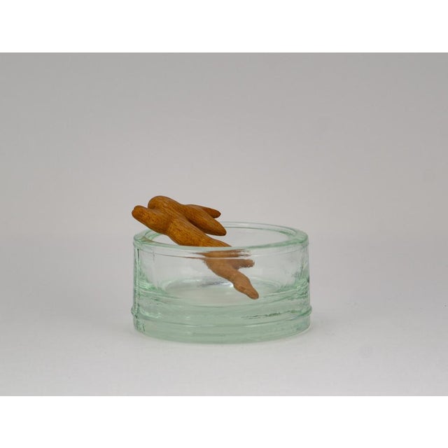 Antique Art Deco Glass Bowl, 1920s For Sale - Image 6 of 11